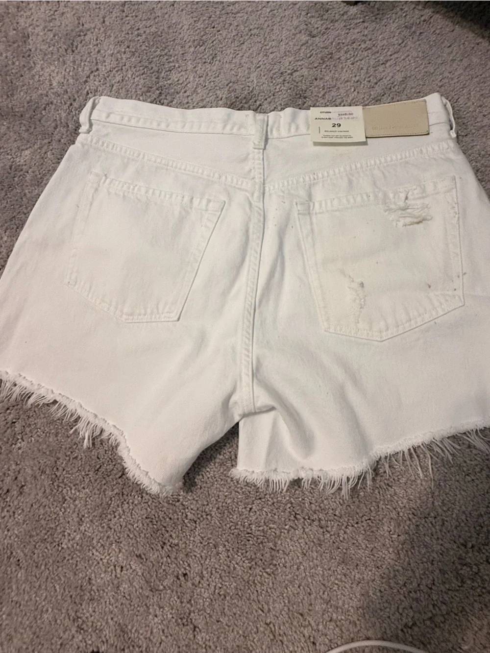 Citizens of Humanity Premium Vintage Short White